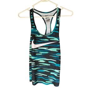 Nike Dri Fit Green Running Tank Women's Small